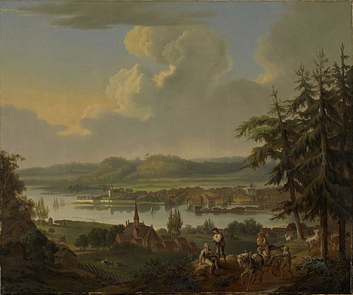 Utsikt fra Ekebergåsen, 1792, Christian August Lorentzen