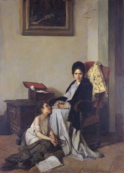 Nessun maggior dolore che ricordarsi del tempo felice nella miseria, 1876, Raffaele Faccioli