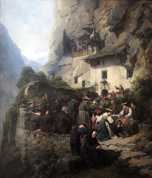 Pilgrimage to Longeborgne, 1868, Raphaël Ritz