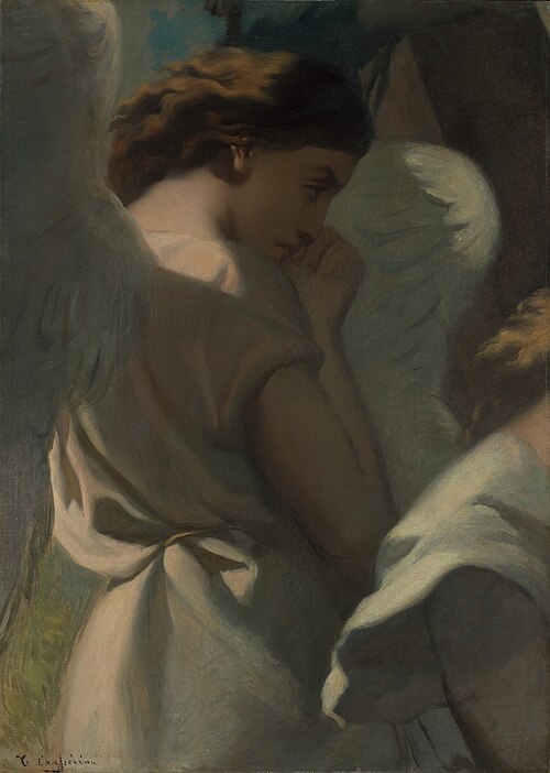An Angel Praying in the Garden of Olives, 1840, Théodore Chassériau