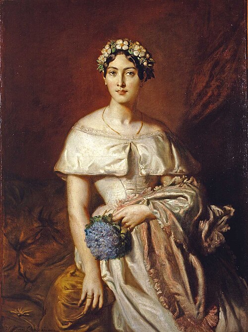 Portrait de mademoiselle de Cabarrus, 1848, Théodore Chassériau