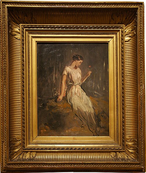 La Rêverie ou La Pensée. Esquisse., 1850, Théodore Chassériau