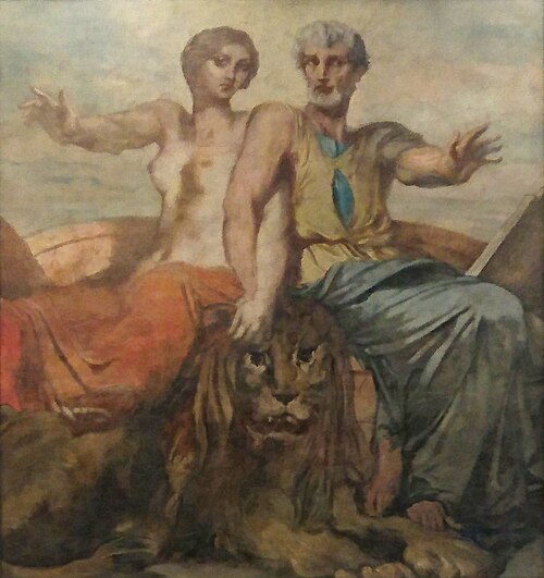 La Force et l'Ordre, 1844, Théodore Chassériau