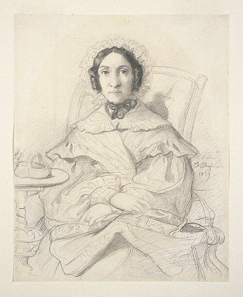 Portrait of Madame Monnerot, 1839, Théodore Chassériau