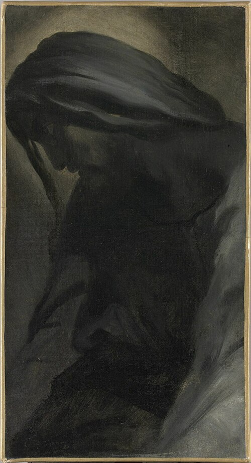 Tête de Christ, 1837, Théodore Chassériau