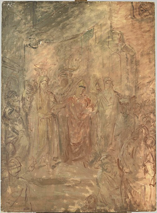 Mariage juif à Constantine, 1850, Théodore Chassériau