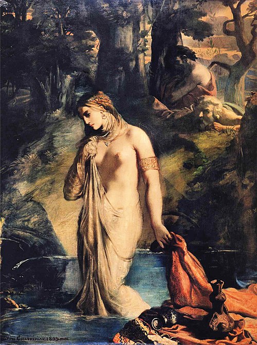 Suzanne au bain, 1839, Théodore Chassériau