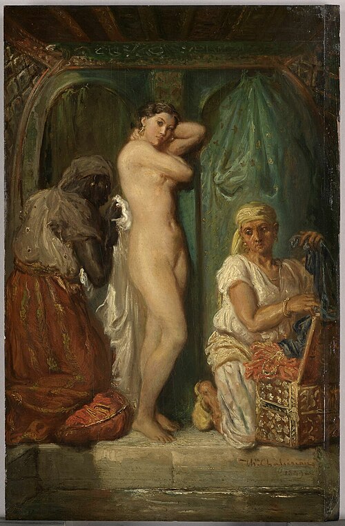 Un bain au sérail, 1849, Théodore Chassériau