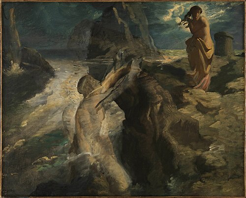 Héro et Léandre, 1841, Théodore Chassériau