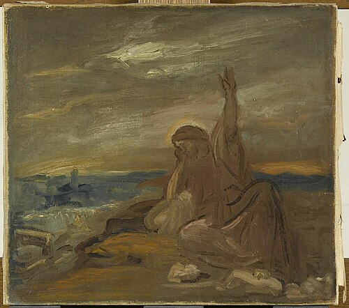 Le Christ pleurant sur Jérusalem, 1850, Théodore Chassériau