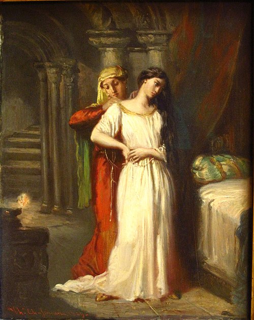 Le Coucher de Desdémone, 1849, Théodore Chassériau