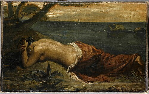 Ariane abandonnée, 1850, Théodore Chassériau