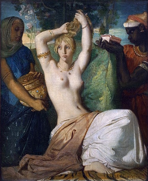 La Toilette d'Esther, 1841, Théodore Chassériau