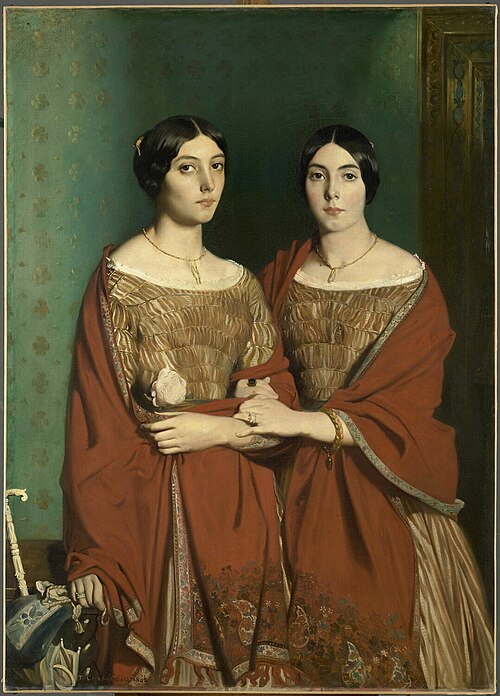 Adèle et Aline Chassériau, 1843, Théodore Chassériau