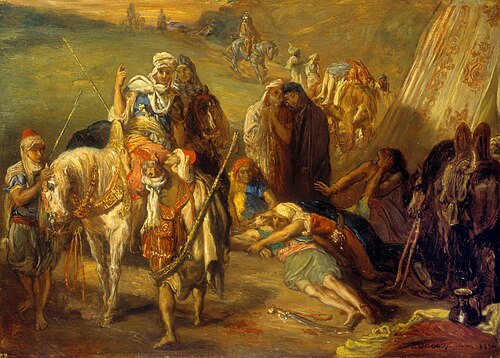 Recovery of Wounded Warriors, 1853, Théodore Chassériau