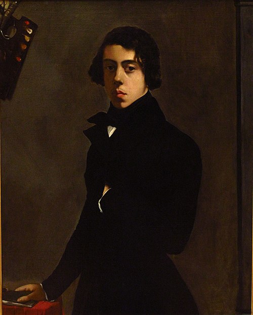 Portrait de l'artiste, 1835, Théodore Chassériau