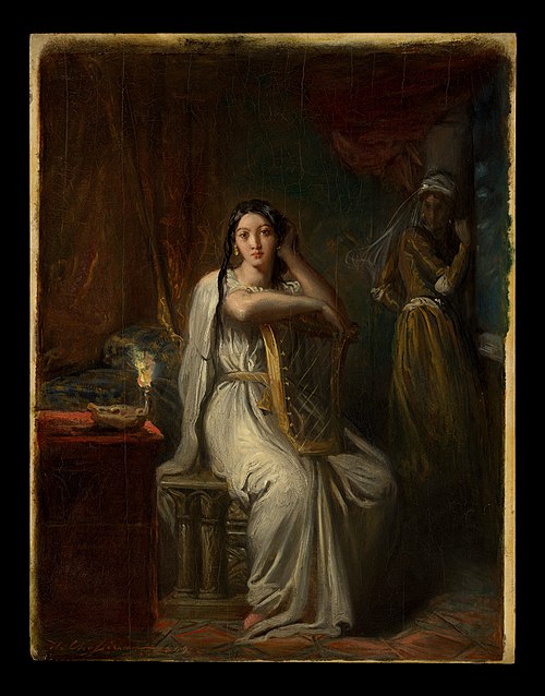 Desdemona (The Song of the Willow), 1849, Théodore Chassériau