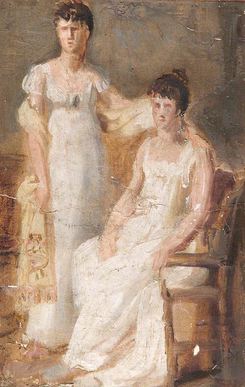 Two Girls, , Théodore Chassériau