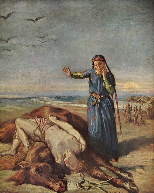 Mazeppa trouvé évanoui, 1851, Théodore Chassériau