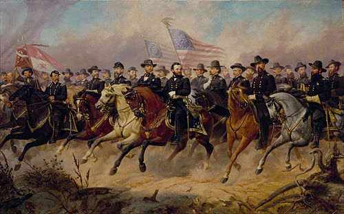 Grant and His Generals, 1865, Ole Peter Hansen Balling