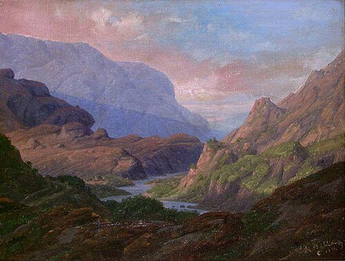Mountain Landscape, 1856, Ole Peter Hansen Balling