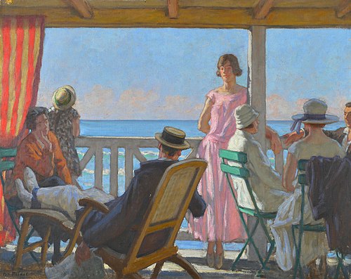 Au bord de la Manche, 1920, René-Xavier Prinet