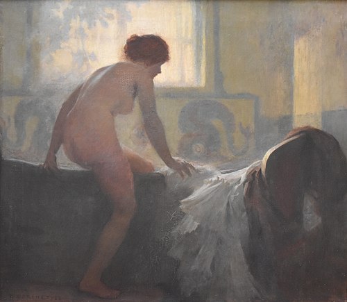 Femme au bain, 1888, René-Xavier Prinet