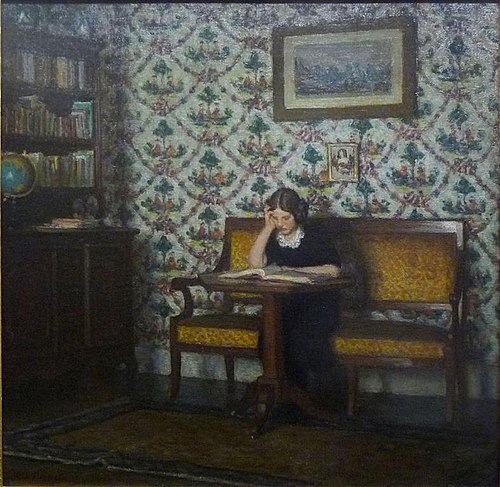 Jeune Fille lisant, , René-Xavier Prinet