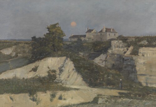 The Stone Quarry of Nanterre by Moonlight, , René Billotte