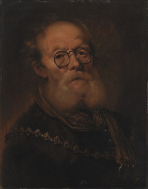 En gammel mand. Allegorisk fremstilling af synet, 1639, Karel van Mander III