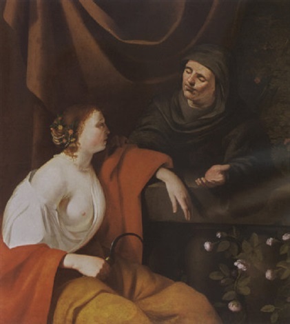 Vertumnus and Pomona, 1668, Reyer van Blommendael