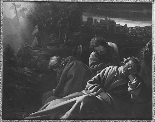 Christus und die Apostel am Ölberg, 1651, Reyer van Blommendael