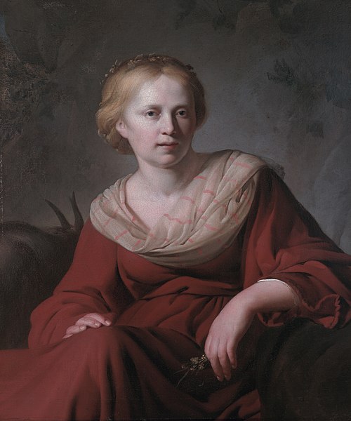 A Young Woman in Arcadian Costume, 1650, Reyer van Blommendael