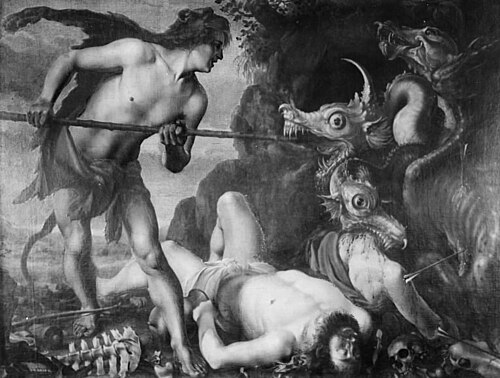 Cadmus Slaying the Dragon, 1615, Reinholt Thim