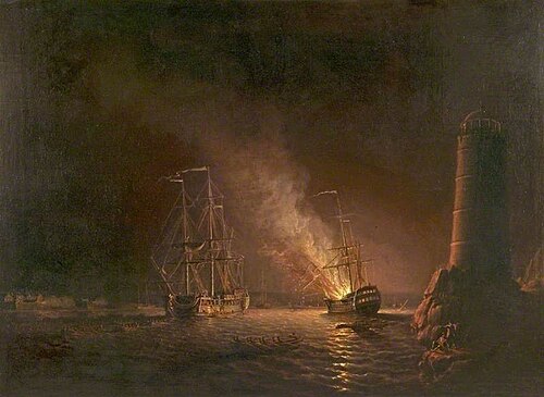 The Siege of Louisbourg, Nova Scotia, , Richard Paton