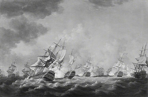 The Battle of Quiberon Bay, 20 November 1759, , Richard Paton