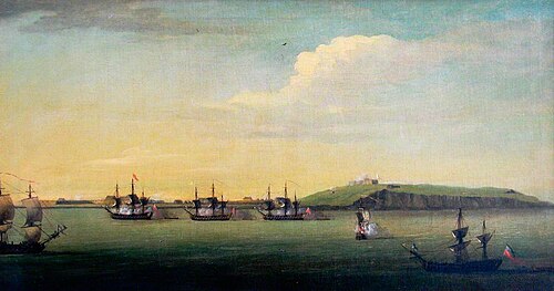 The British Attack on Gorée, 29 November 1758, , Richard Paton