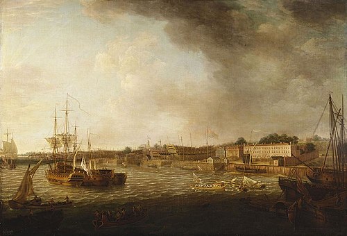 The Dockyard at Woolwich, 1777, Richard Paton
