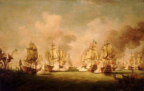 Bataille de Barfleur, 29 mai 1692, 1750, Richard Paton