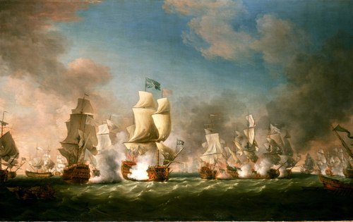 The Battle of Cape Passaro, 11 August 1718, 1767, Richard Paton