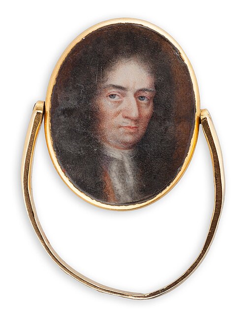 Kaksi miesmuotokuvaa kehystetty kantasormukseen, , Elias Brenner