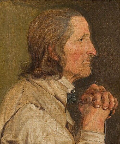 Portræt af en gammel bonde, , Ernst Christian Frederik Petzholdt