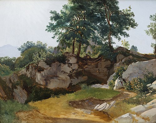 Italian mountainscape, 1831, Ernst Christian Frederik Petzholdt