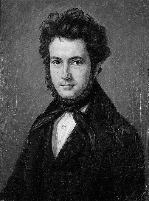 Autoportrait, 1838, Johan Gørbitz