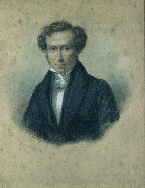 Portrait of Balthazar Mathias Keilhau, 1835, Johan Gørbitz