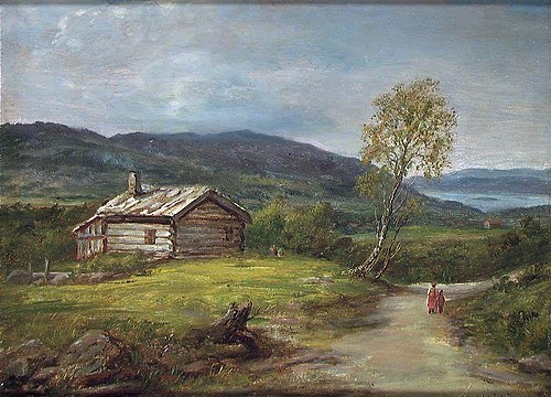 Norwegian Landscape, 1900, Johan Gørbitz