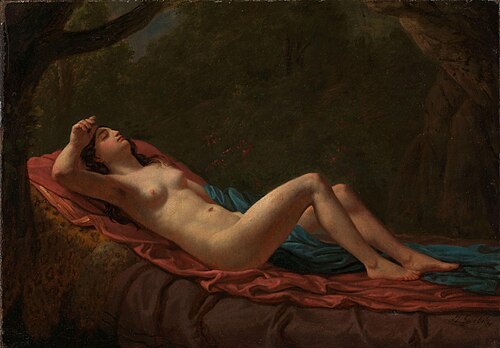 Sleeping Nymph, 1900, Johan Gørbitz