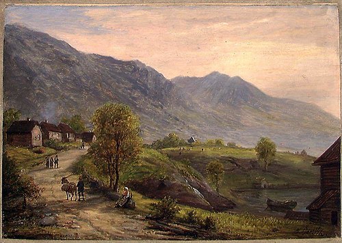 From Fåvang in Gudbrandsdalen, 1900, Johan Gørbitz