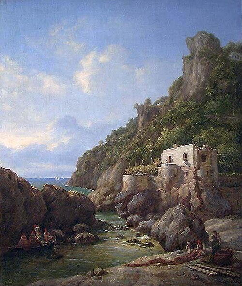 From Capri, 1843, Johan Gørbitz