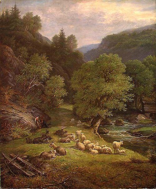 In the Wood, 1900, Johan Gørbitz